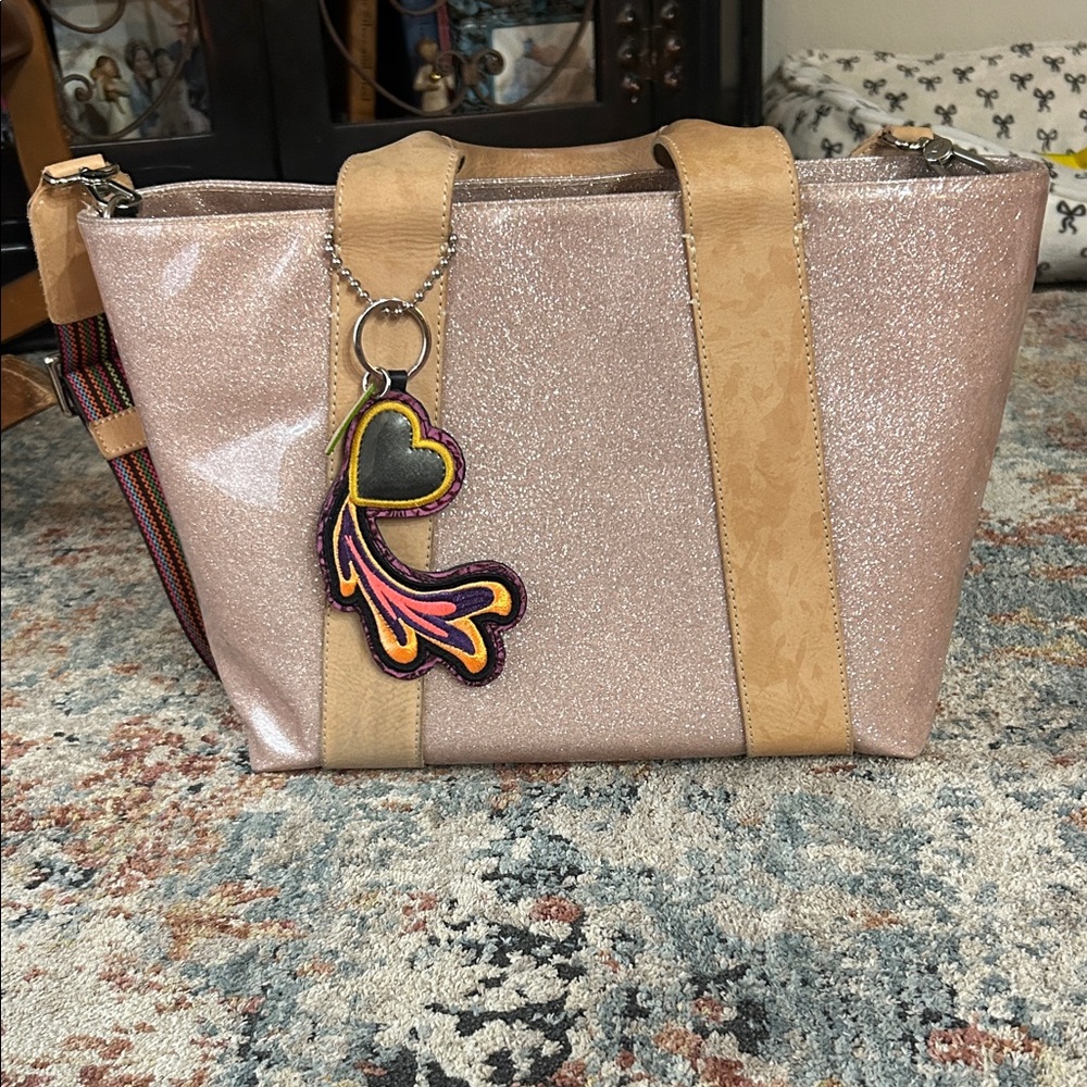 Sparkling Beige Tote Bag